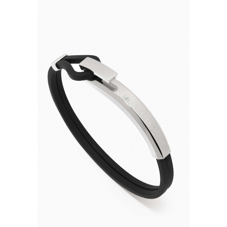 Montblanc - Wrap Me Bracelet in Rubber & Steel