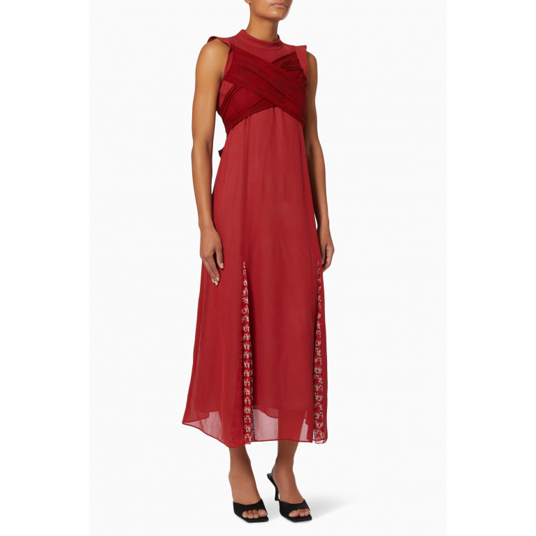 NIILI - Clay PANU Dress in Silk Chiffon