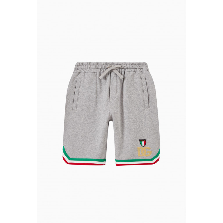 Dolce & Gabbana - Logo Athletic Shorts in Cotton