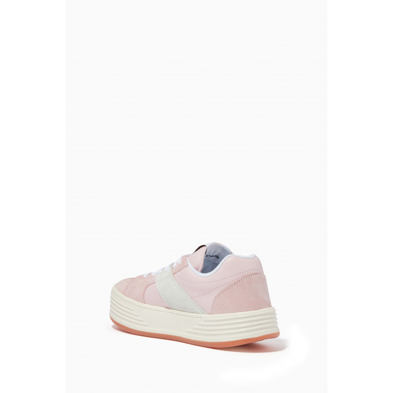 Palm Angels - Snow Low-top Sneakers in Leather & Suede