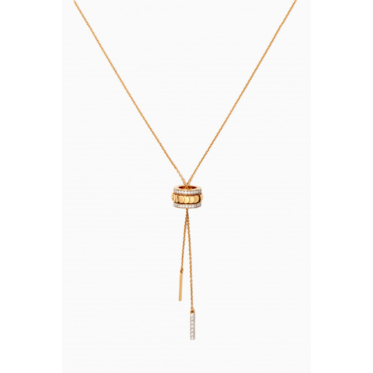 Damas - Revolve Diamond Pendant Chain in 18kt Rose Gold Multicolour
