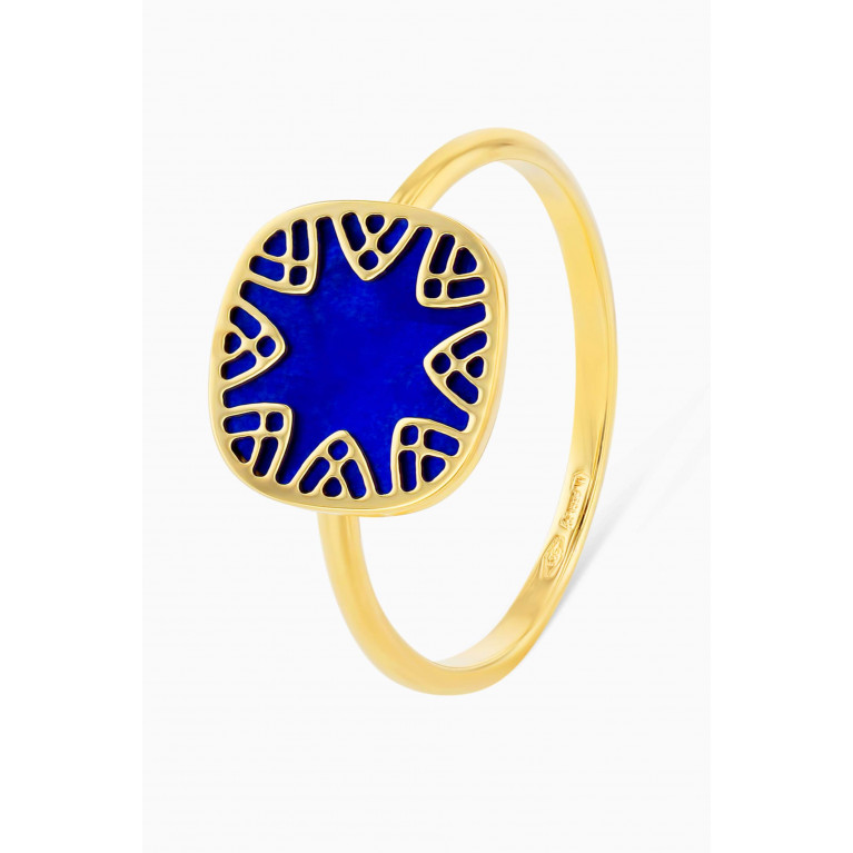 Damas - Amelia Espańa Ring in 18kt Yellow Gold & Mother of Pearl