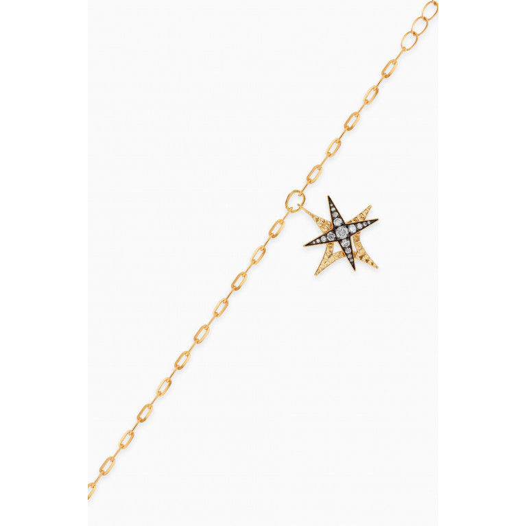 Damas - Star Diamond Bracelet in 18kt Yellow Gold