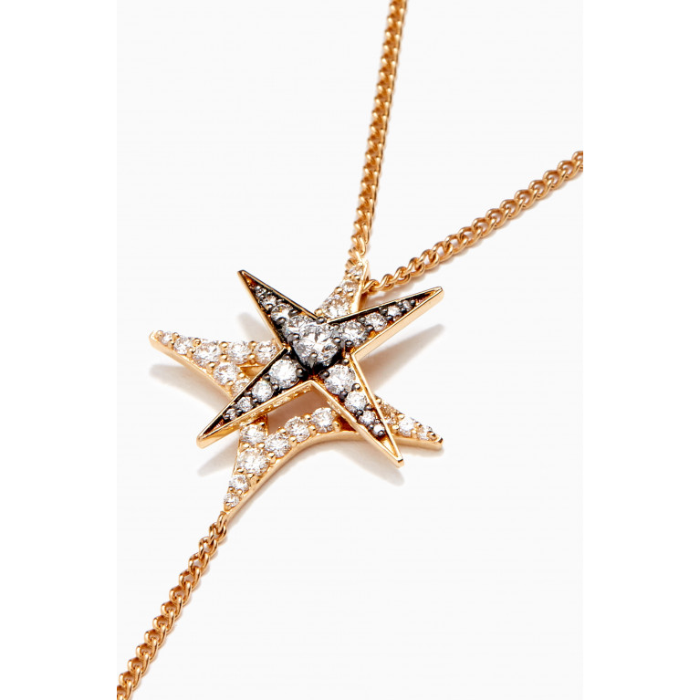 Damas - Star Diamond Necklace in 18kt Yellow Gold