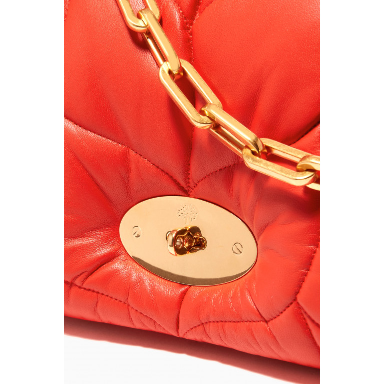 Mulberry - Softie Crossbody Bag in Leather Orange