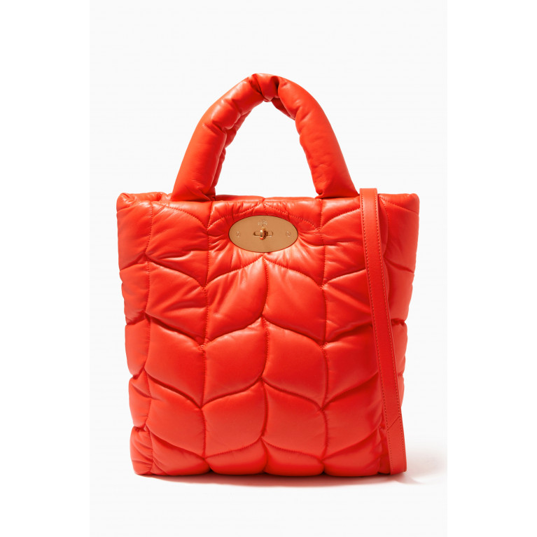 Mulberry - Big Softie Crossbody Bag in Leather Orange