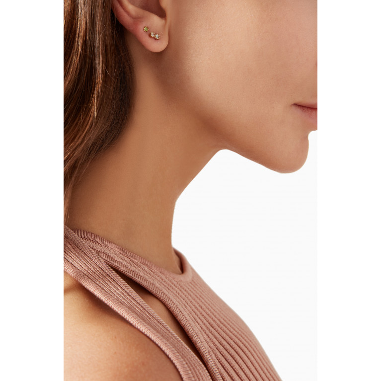 PDPAOLA - Kara Earring Set in 18kt Gold-plated Sterling Silver