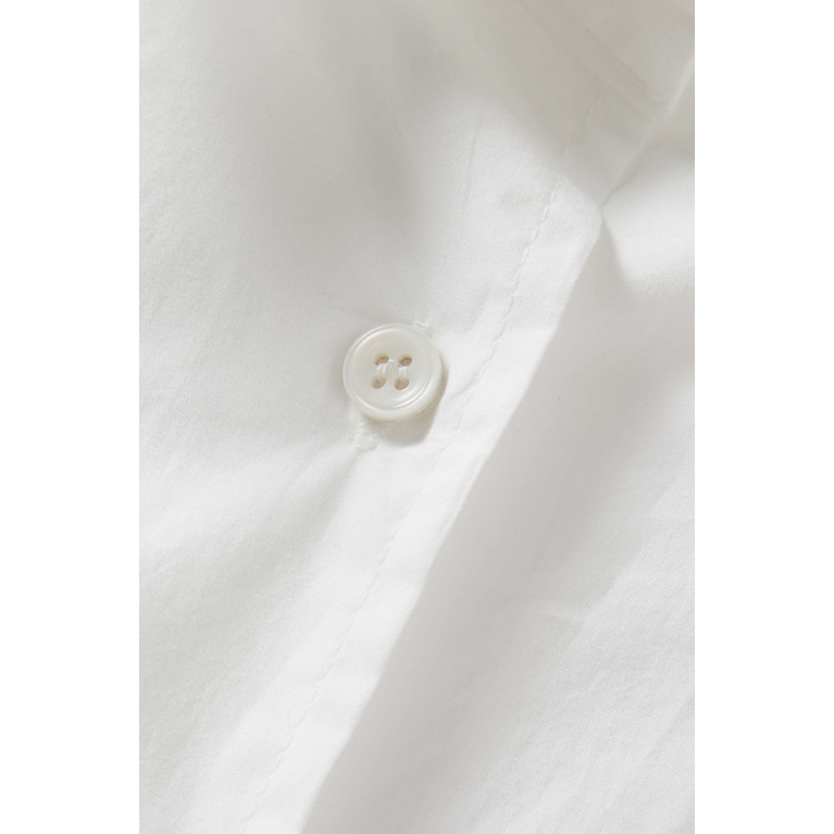 Frankie Shop - Lui Oversized Shirt in Organic Cotton White