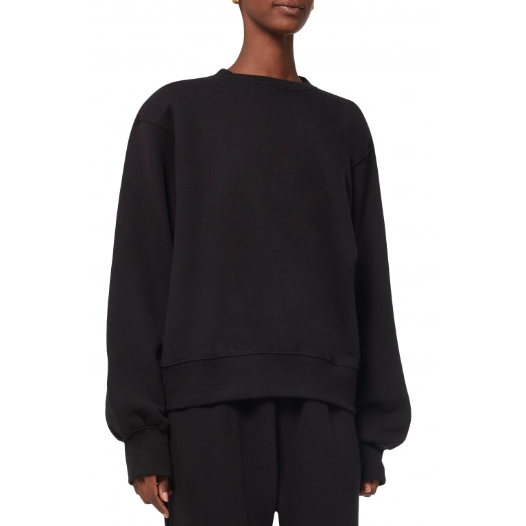 Frankie Shop - Vanessa Sweatshirt in Cotton Jersey Black