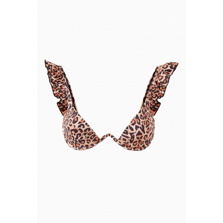 Arabella - The Ruffle Bikini Top in LYCRA®