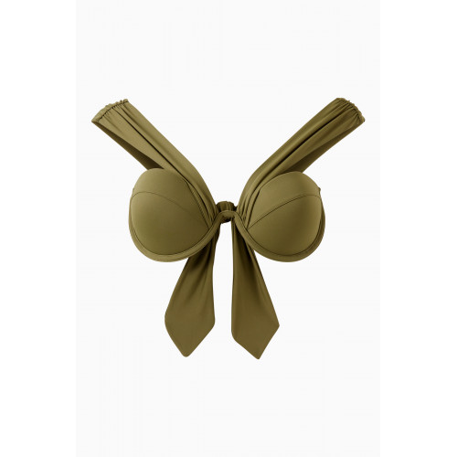 Arabella - Bardot Bustier Bikini Top in LYCRA®