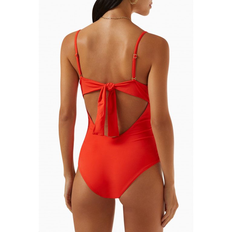 Arabella - Contour Swimsuit in LYCRA® Orange