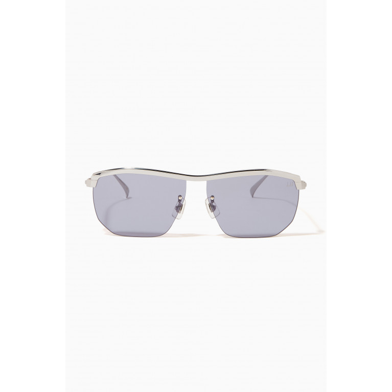 Dunhill - 61 Square Sunglasses in Metal