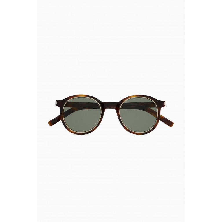 Saint Laurent - Round Sunglasses in Acetate