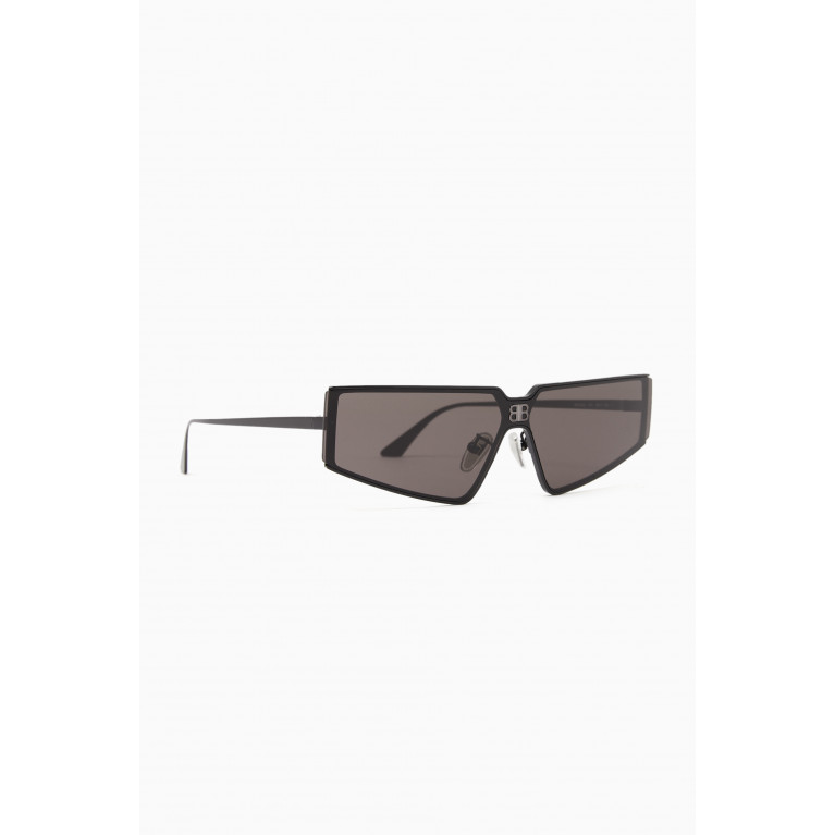 Balenciaga - Pilot Rectangle Sunglasses in Metal