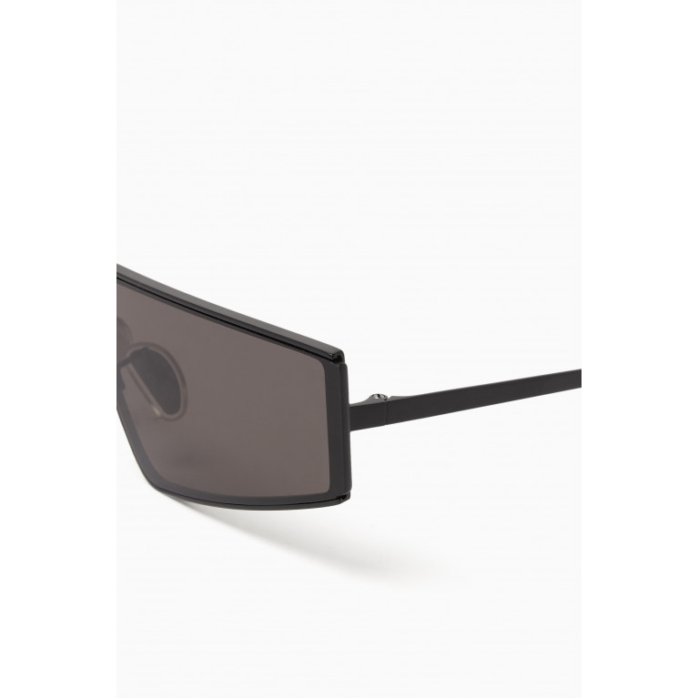 Balenciaga - Pilot Rectangle Sunglasses in Metal