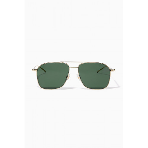Montblanc - Rectangular Sunglasses in Metal