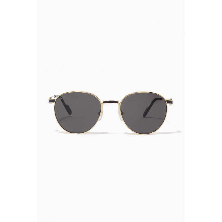 Cartier - C Décor Round Sunglasses in Metal