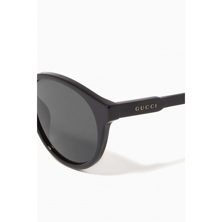 Gucci - Round Frame Sunglasses in Acetate