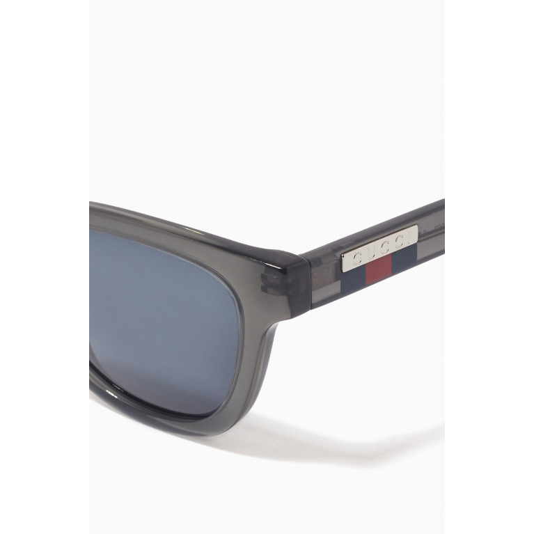 Gucci - Squared Frame Sunglasses in Acetate