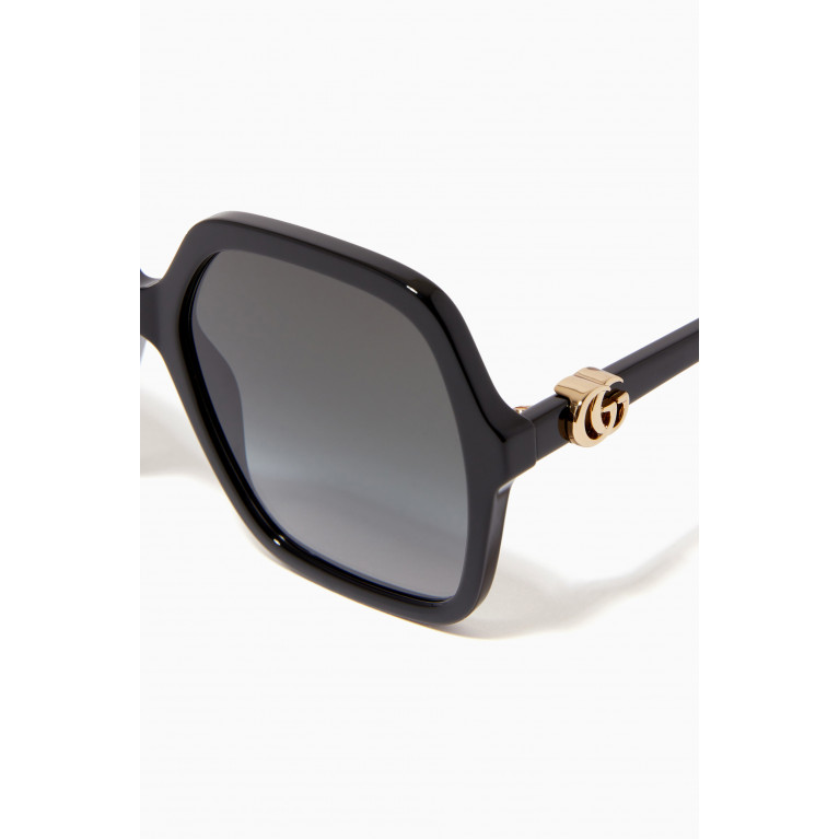 Gucci - Square Frame Sunglasses in Acetate