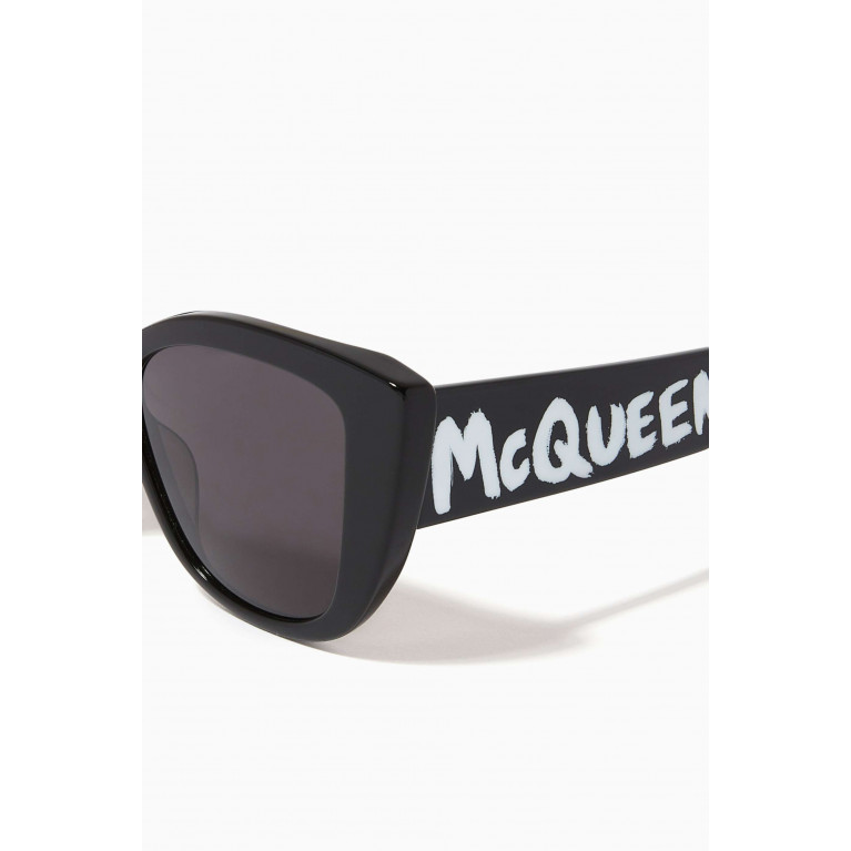 Alexander McQueen - McQueen Graffiti Cat Eye Sunglasses