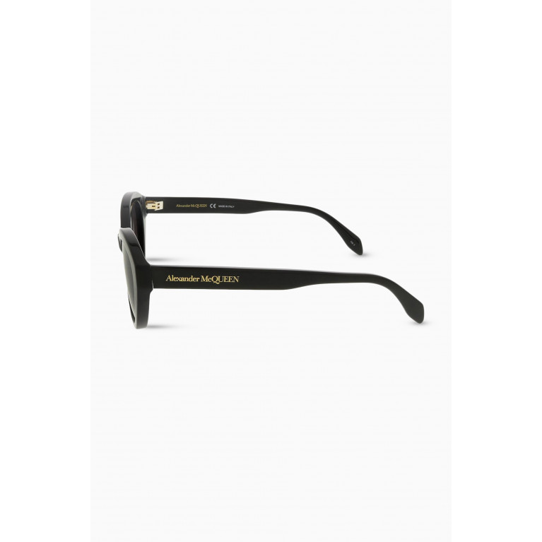 Alexander McQueen - Selvedge Cat-eye Sunglasses Black