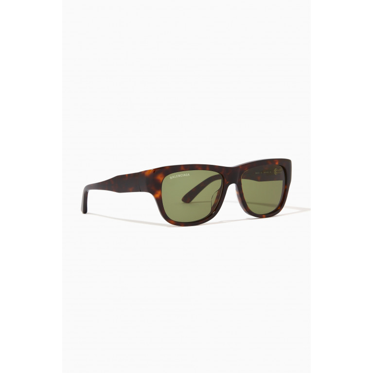 Balenciaga - Rectangle Sunglasses in Acetate