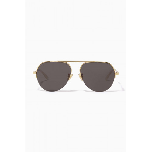 Bottega Veneta - Classic Sunglasses in Metal