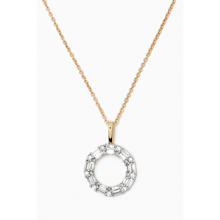 STONE AND STRAND - Code Diamond Necklace in 10kt Yellow Gold