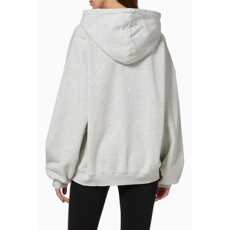 ANINE BING - Harvey Hooded Sweatshirt in Organic Cotton Fleece
