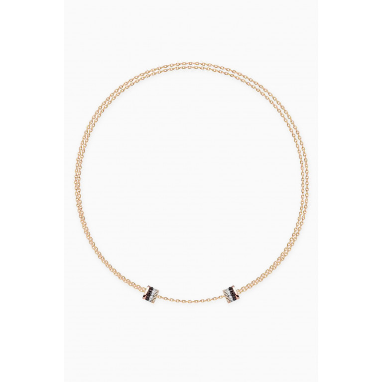 Boucheron - Quatre Classique 2 Motif Diamond Necklace in 18kt Yellow Gold