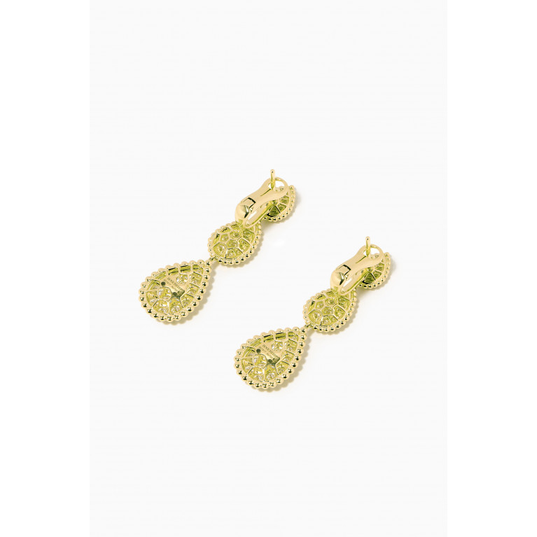 Boucheron - Serpent Bohème S Motif Diamond Earrings in 18kt Yellow Gold