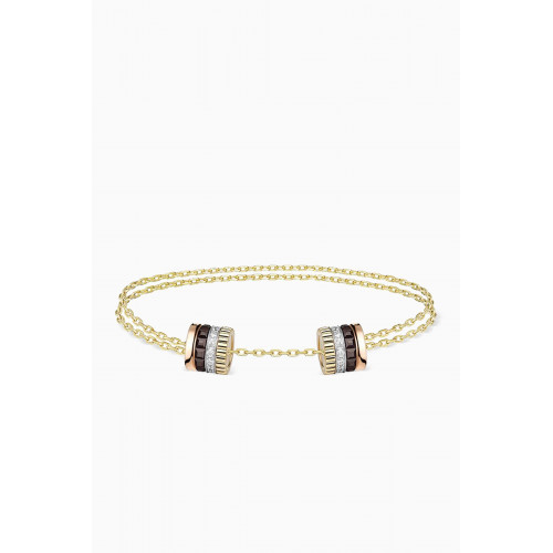 Boucheron - Quatre Classique 2 Motif Diamond Bracelet in 18kt Yellow Gold