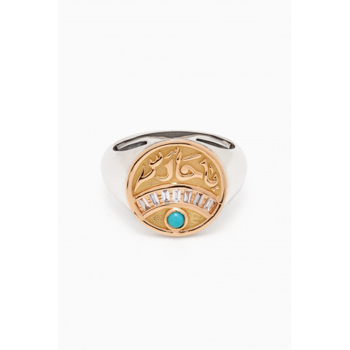 Azza Fahmy - Guardian Ring in 18kt Gold