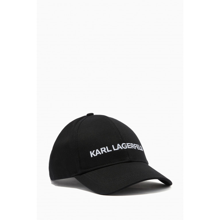 Karl Lagerfeld - Karl Essential Cap in Cotton Gabardine