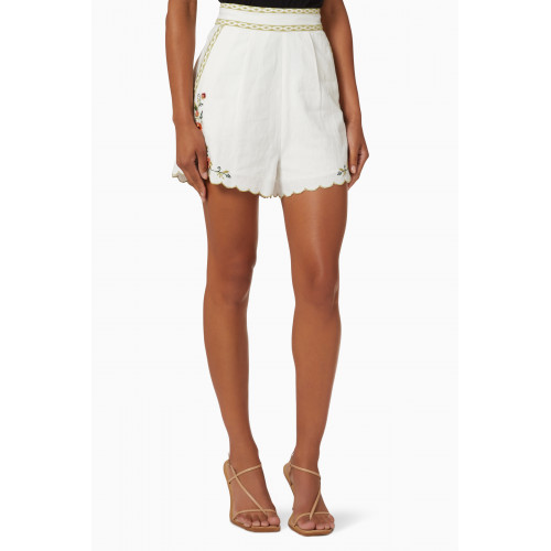 Ministry Of Style - Gardenia Shorts in Cotton & Linen Blend