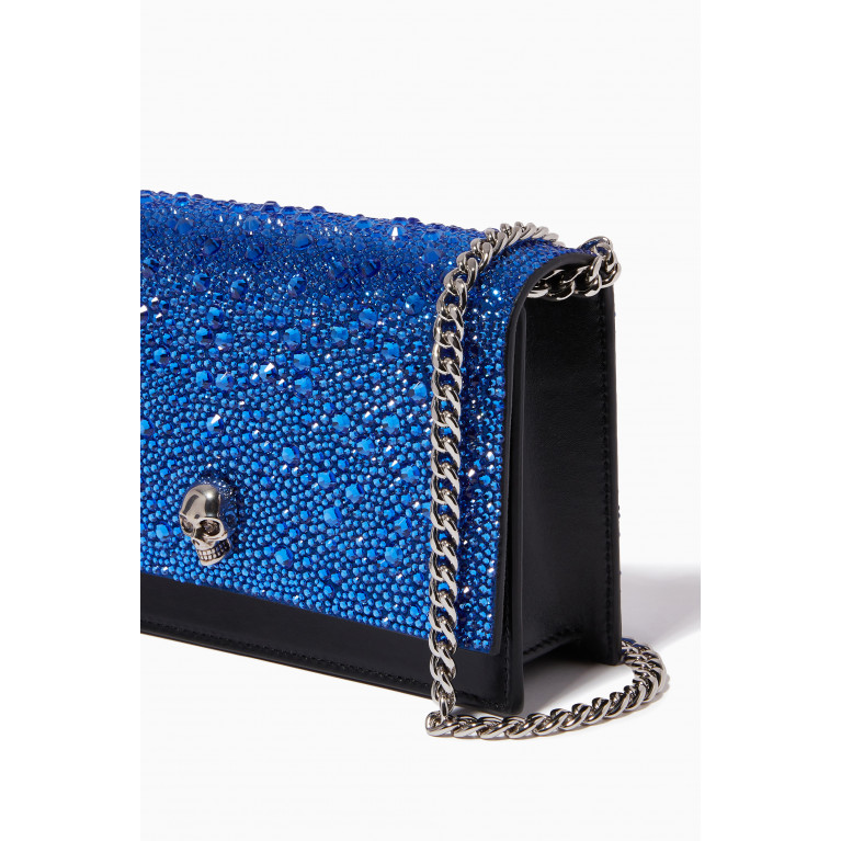Alexander McQueen - Small Crystal-embellished Skull Bag in Leather