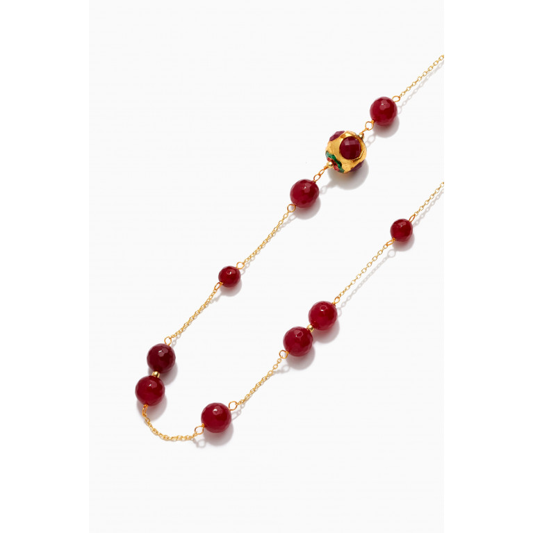 The Jewels Jar - Aqsa Necklace in 18kt Gold Plated Sterling Silver