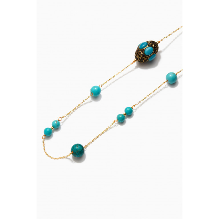 The Jewels Jar - Faiza Necklace in 18kt Gold Plated Sterling Silver