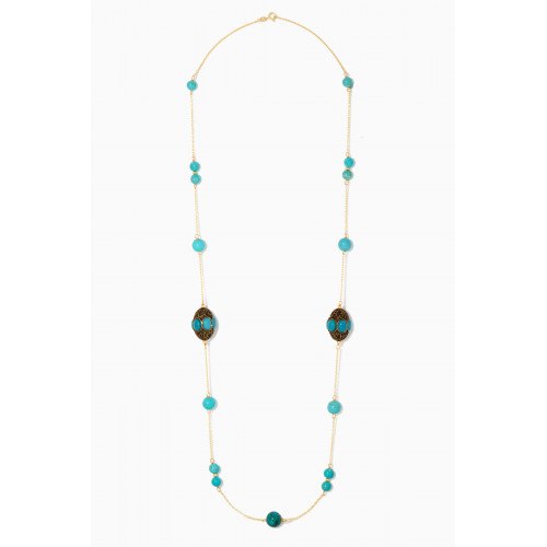 The Jewels Jar - Faiza Necklace in 18kt Gold Plated Sterling Silver