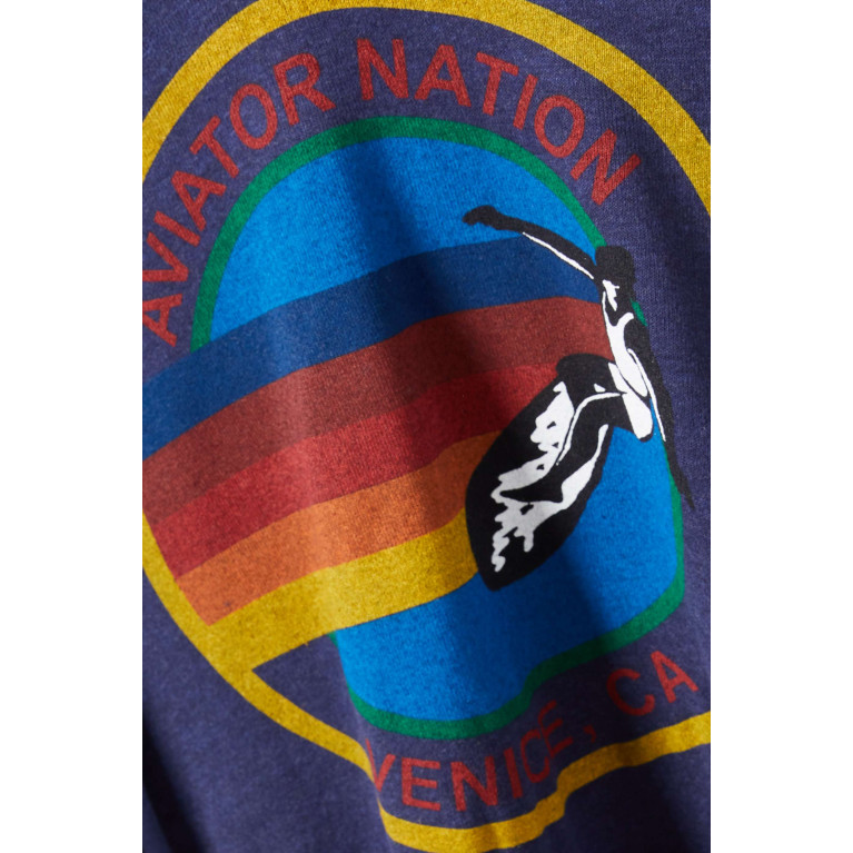 Aviator Nation - Aviator Nation Pullover Hoodie in Cotton Jersey
