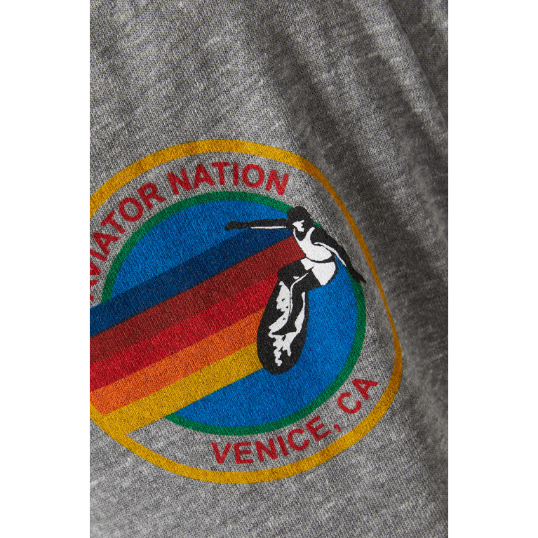 Aviator Nation - Aviator Nation Sweatpants in Cotton Jersey Grey