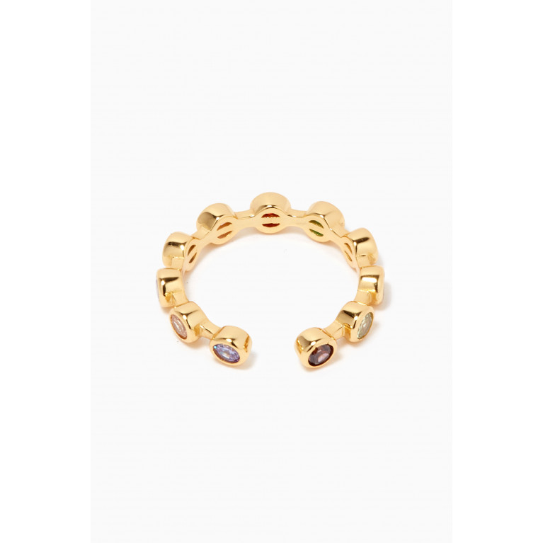 The Jewels Jar - Anna Open Ring in 18kt Gold Plated Sterling Silver