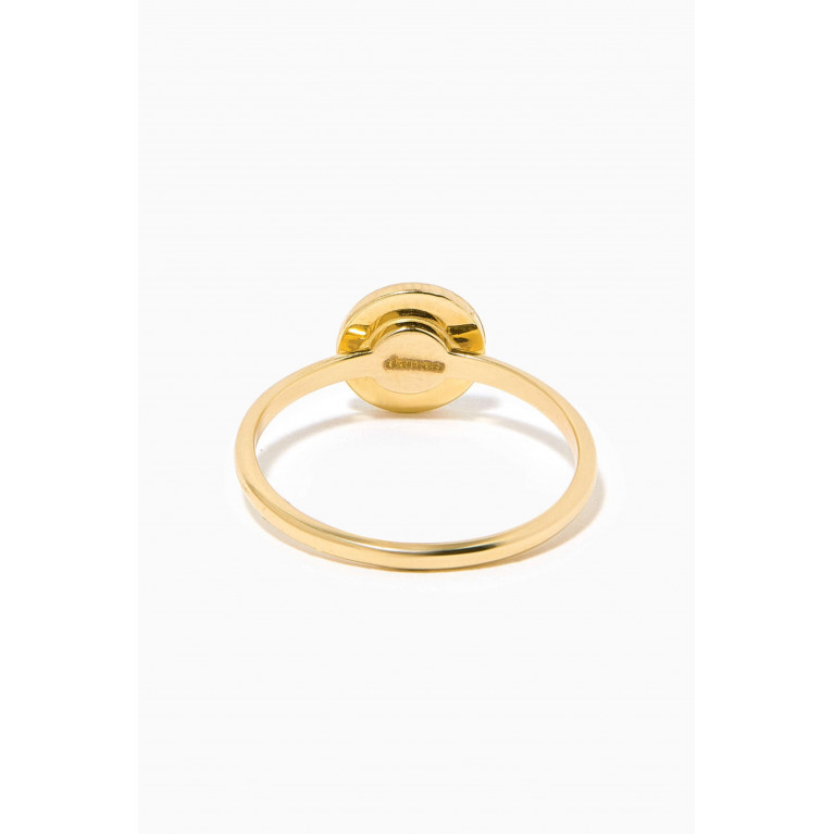Damas - Amelia Roma Mother of Pearl Ring in 18kt Yellow Gold