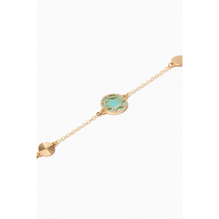 Damas - Amelia Roma Mother of Pearl Bracelet in 18kt Yellow Gold