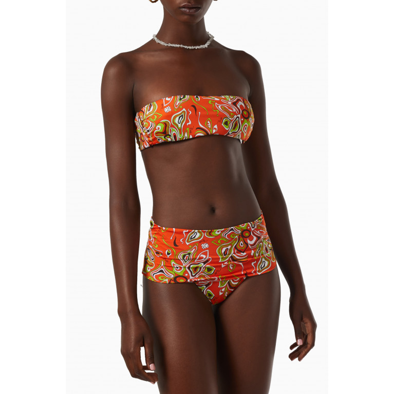Emilio Pucci - Africana Print High Waist Bikini Bottoms