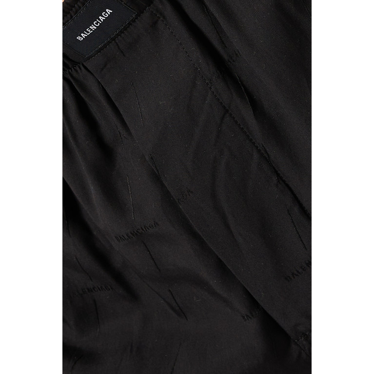 Balenciaga - Logo Patch Shorts in Lyocell