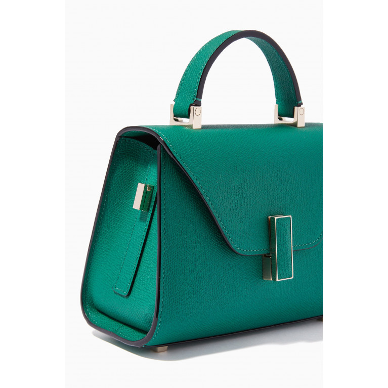 Valextra - Iside Micro Bag in Calfskin Leather Green