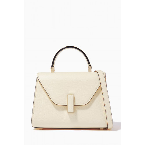 Valextra - Iside Micro Bag in Calfskin Leather White